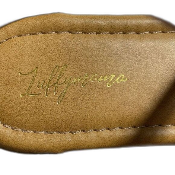 Luffymomo Pink iridescent feminine Women's Gladiator Strappy Sandals Size 8 - Picture 12 of 15